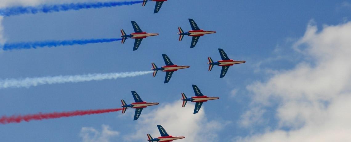 Patrouille de France en vol