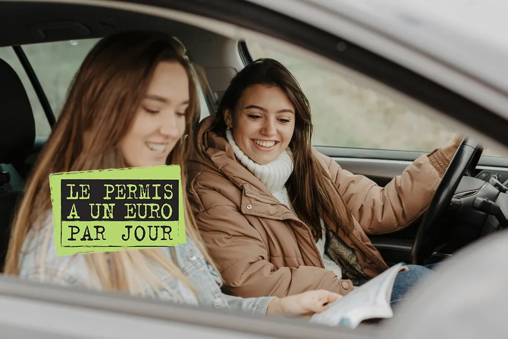 jeune femme passe son permis